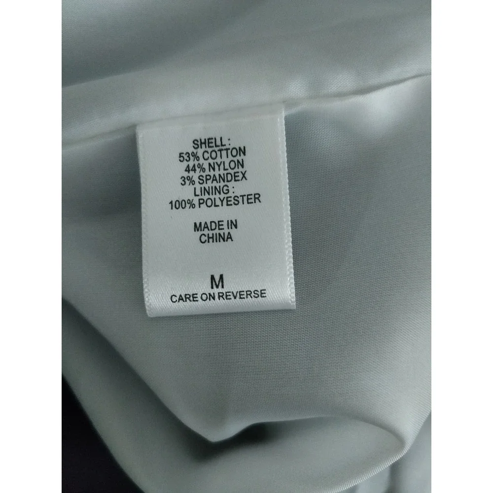 3/$20 Forever 21 Black White Colorblock Peacoat Trench Longline Jacket M - Picture 11 of 13